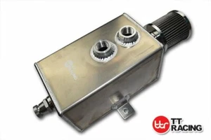Tanque de depósito de lata de captura de aceite de aleación de aluminio con grifo de drenaje respirador y filtro 3L - Imagen 1 de 10