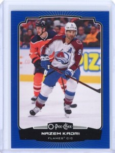 2022-23 O-Pee-Chee Nazem Kadri Blue Border Parallel - Calgary Flames