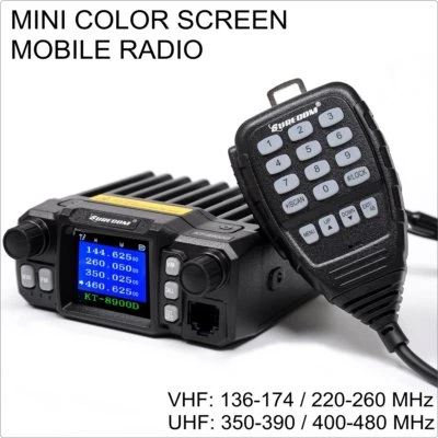 SURECOM KT-8900D 136-174/220-260/350-390/400-480 MINI COLOR SCREEN MOBILE RADIO - Image 1 of 4