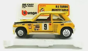 BURAGO R5 TURBO MONTECARLO DIECAST RALLYE CAR WITH ORIGINAL BOX ~ MADE IN ITAL - Picture 1 of 12