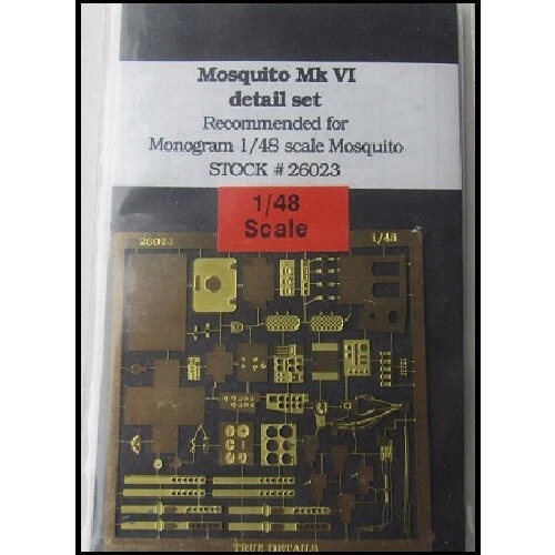 DETTAGLI DI OTTONE BRASS IPER TRUE DETAILS 26023 48811 MOSQUITO MK VI SCALA 1/48 - Immagine 1 di 1