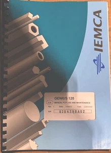 IEMCA Genius 120 Auto Bar Feeder Rapid Operations Manual And Keyboard Manual - Picture 1 of 5