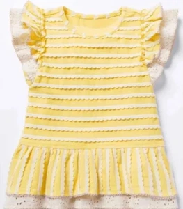 Matilda Jane Girls Enchanted Garden Sunkissed Knit Top Size 10 - Picture 1 of 3