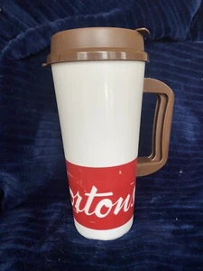 Tim Hortons 2016 Plastic Travel Coffee Mug 18 Oz - Picture 1 of 5