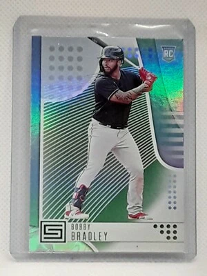Bobby Bradley 2020 Panini Status Baseball - GREEN #16 RC - Cleveland Guardians - Image 1 of 2