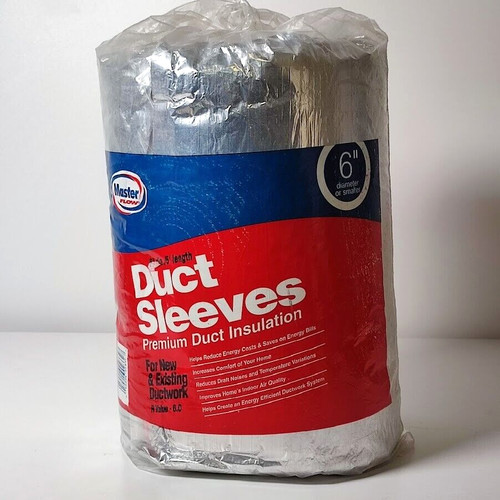 6 In. Ductwork Insulation Sleeve Effective Draft Duct System