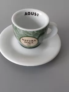 Agust Natura Equa Tazza Espresso Biologica con Piattino, Ancap Padova Italy - Foto 1 di 4