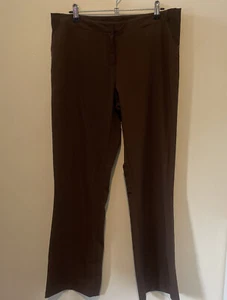 Basque Brown Bootleg Work Pants Trousers 10 VGC free postage - Picture 1 of 8