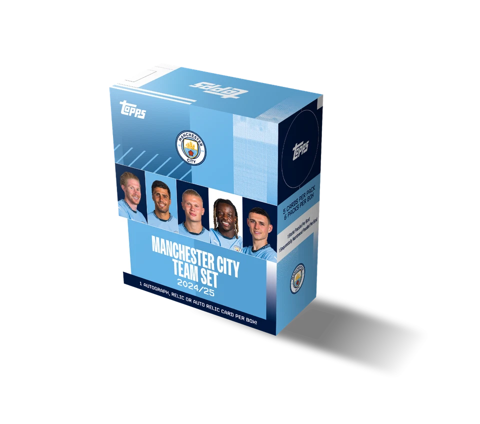 Juego Equipo Topps Manchester City FC 2024/25 Precintado - Imagen 1 de 3