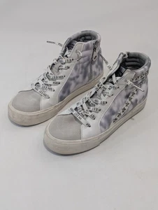 Zapatillas altas Havana vintage para mujer con tachuelas estrella gris mármol talla 7,5 - Imagen 1 de 8