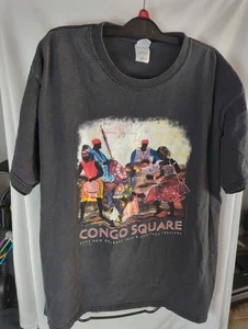 Vintage Congo Square 2003 New Orleans Jazz & Heritage Festival T-Shirt XL - Picture 1 of 6