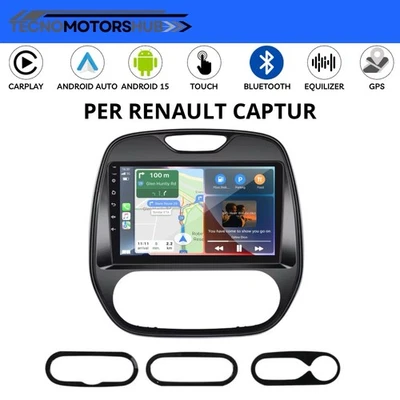 Autoradio 9”’Android 15 Per Renault Captur-Snapdragon Navigatore RDS Bt 4GB+64GB - Immagine 1 di 4
