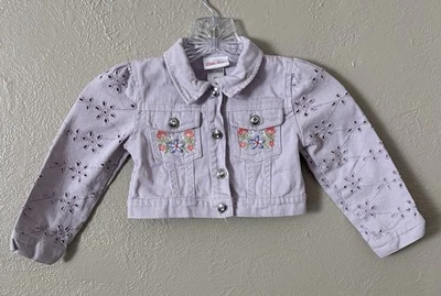 Little Lass Girls Lavender Purple Jacket 4T - Image 1 of 4