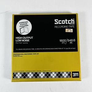 New Sealed SCOTCH MAGNETIC 207-1/4-R90 REEL TO REEL 7" Recording Tape USA VTG - Picture 1 of 7