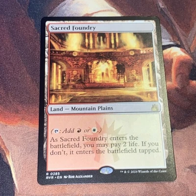 Sacred Foundry X1 Mtg Ravnica Remastered Nm - Image 1 of 2