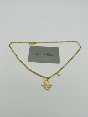 Hermoso collar de oro vintage CHRISTIAN DIOR Foto 1 de 4