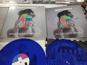 Simple Minds Walk Between Worlds Limited Edition 2LP Blue etched vinyl Signed  - Picture 1 of 8