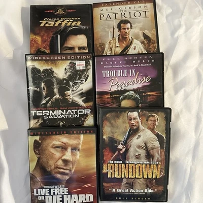 Action DVD Bundle Terminator Salvation Rundown Patriot +3 Foto 1 de 3