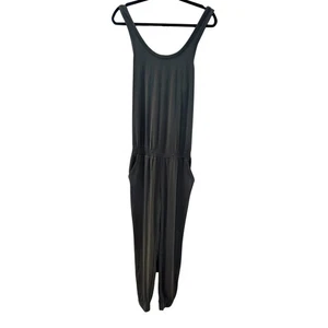 Avia olivgrün ärmellos Stretch Jogger Overall M 8-10 Pull-On weich Lounge - Bild 1 von 6