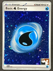 Pokémon Water Energy Cosmos Holo SVE 003 Prize Pack Series NM - Picture 1 of 2