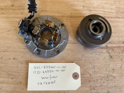 06-09 YAMAHA OEM YZ250F OEM STATOR MAGNETO ROTOR FLYWHEEL 5TA-85550-00-00 #1011 - Image 1 of 4