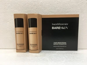 bareMinerals Pure Brightening Serum Foundation 3ml X 3 pcs, Bare Satin 06 - Picture 1 of 1