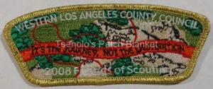 Western Los Angeles County Council 2008 FOS CSP Mint Condition FREE SHIPPING - Picture 1 of 1