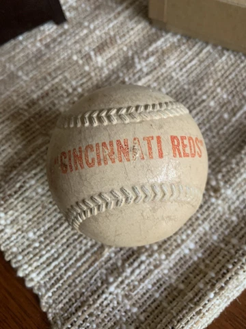 Vintage Cincinnati Reds Rubber Ball Stamped Cover