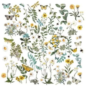 49 and Market Krafty Garden Laser Cut Outs - Wildflower 72pcs - Picture 1 of 2