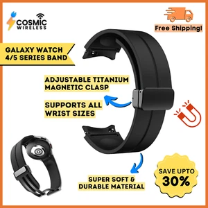Cinturino sportivo chiusura magnetica per Samsung Galaxy Watch 7/6 Classic/5/5 Pro - nero - Foto 1 di 6
