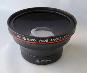 Super Hi Def 0.43x Fisheye Lens for Panasonic Lumix DMC-G7H - Picture 1 of 11
