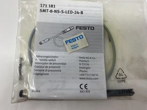 Festo SMT-8-NS-S-LED-24-B 171181 Proximity Switch - Picture 1 of 2