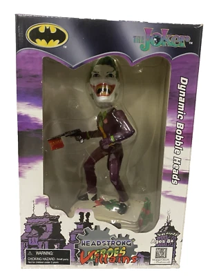 Bobbleheads dinámicos Joker Headstrong Villains 2004 Monogram Masterworks Foto 1 de 2