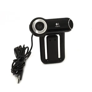 Logitech Pro 9000 USB Webcam 720p 2MP Autofocus Carl Zeiss Lens V-U0009 - Picture 1 of 5
