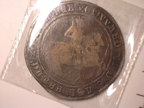 1551 Great Britain Crown Edward VI Rare Find - VG+ details Cover