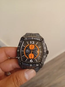 Adee Kaye Mens Miyota Chronograph Quartz Movement watch AK4009-M-BLK No Band - Picture 1 of 4