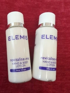 Elemis Revitalise Me Time Loción para Manos y Cuerpo ~ Tamaño de Viaje ~ LOTE 2 piezas NUEVO - Imagen 1 de 3