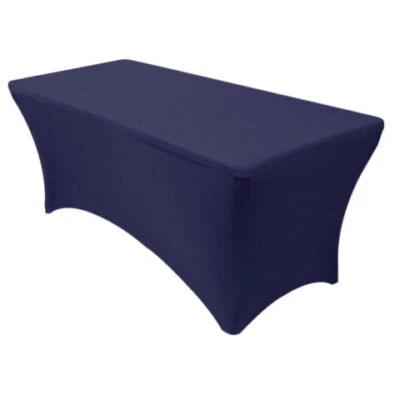 5 ft Rectangular Fitted Spandex Tablecloths, Party Folding Elastic Table Covers - Image 1 of 3