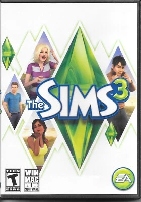 Sims 3 (Windows/Mac: Mac and Windows,+ MANUAL-PC CD-2009-FREE SHIPPING IN CANADA - Image 1 of 4