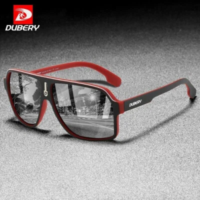 Dubery Moda Hombre Gafas de sol polarizadas TAC Espejo Exterior Deportes Gafas uv400 Foto 1 de 4