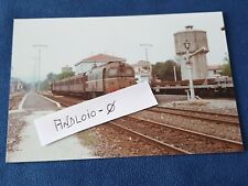 Fotografia Locomotore Diesel FS D341.2007 in Stazione a Capranica Agosto 1982