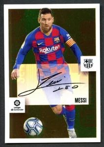 2020-21 La Liga Santander Serie 10 Panini #16 Lionel Messi Autograf Sticker Leo - Picture 1 of 2