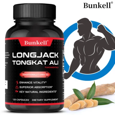 BUNKELL Longjack-Extrakt 500 mg pro Portion – 30/60/120 Gemüsekapseln