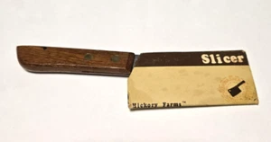 Vintage Mini 3" Fleischerbeil Käsehobel Hickory Farms Original Hülle - Bild 1 von 3