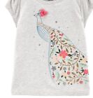 Neuf avec étiquettes 5t 5 asiatique paon oiseau chemise haut charters habillé Pâques anniversaire fille printemps