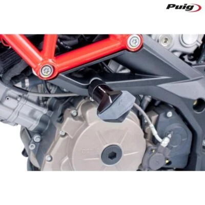 PUIG 4706N TAMPONI PARATELAIO MOD R12 NERO FOR APRILIA 1200 DORSODURO 1982-2022 Foto 1 de 3