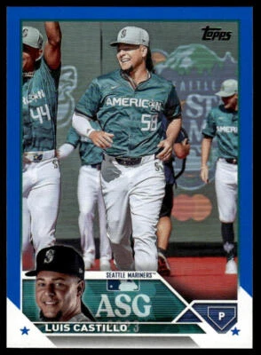 2023 Topps Chrome Update #ASGC-49 Luis Castillo 2023 All-Star Game - Image 1 of 2