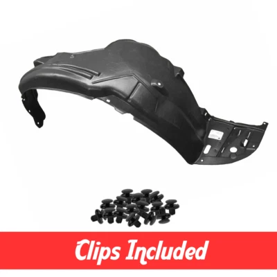 Passenger Side Fender Liner w/ Clips For 2013-2015 Honda Accord Sedan HO1249150 - Image 1 of 4