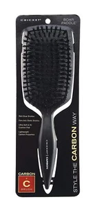 Cricket Carbon Boar Paddle Hair Brush for Blow Drying and Styling, Large Wide - Picture 1 of 2