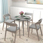 Folding Dining Table, Round Drop Leaf Table for Small Spaces